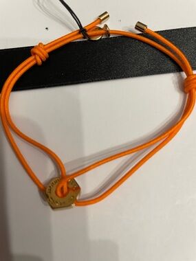 Marc Jacob’s Gold Accent Orange Cord Bracelet - nwt